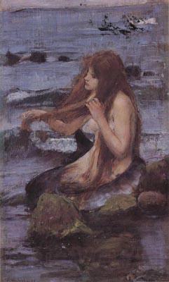 John William Waterhouse Sketch for A Mermaid Norge oil painting art